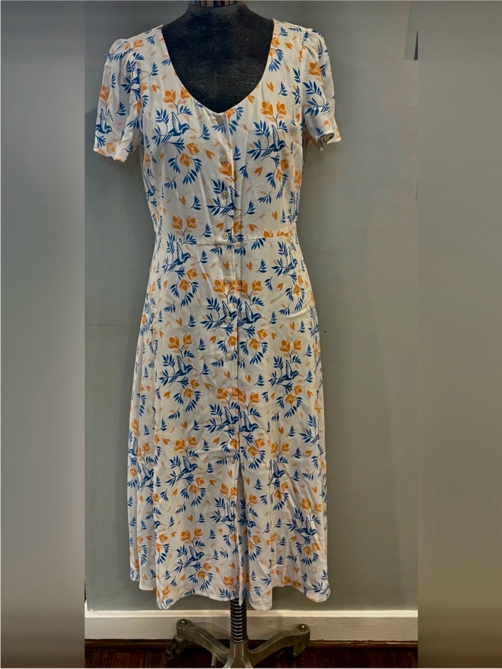 Draper James Floral Midi Dress Size 4